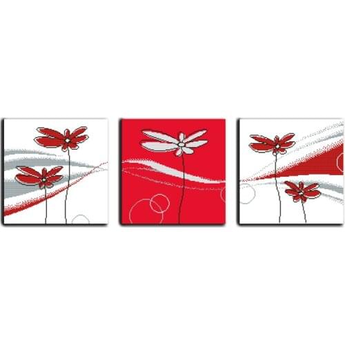 Joy Sunday Slim And Graceful Chinese Cross Stitch Kits Ecological Cotton Stamped Printed 11 14CT DIY Wedding Decoration For Home