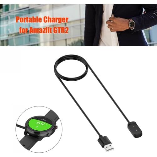 Smart Watch Wireless Charging Cable 1m Smart Watch Charging Cable for Huami Amazfit GTR2/GTS2/Pop Magnet Power Cord