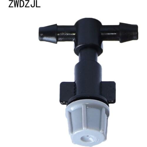 Irrigation misting nozzle Drippers water mist sprinkler Atomizing nozzle barbed 1/4" tee Sprinkler Drip System adapter 100pcs