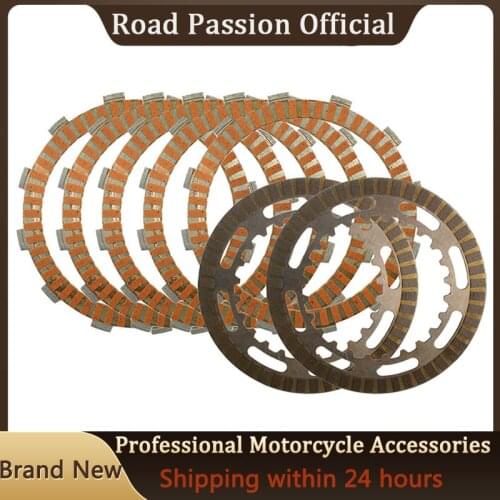 Road Passion 7pcs Motorcycle Clutch Friction Plates Kit For SUZUKI AN650 AN 650