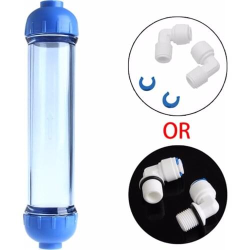 Water Filter Housing DIY Fill T33 Shell Filter Tube Transparent Reverse Osmosis