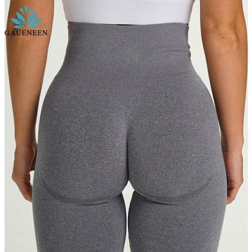 GAUENEEN Workout Gym Legging Seamless Leggings Women Sport Pants Butt Booty Push Up Pant High Waist Fitness Pant Yoga Leggings