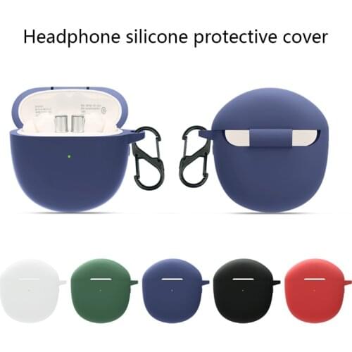 Washable Silicone Protective Cover Shell Long Time Use Earphone Case for -realme Buds Air 2 TWS