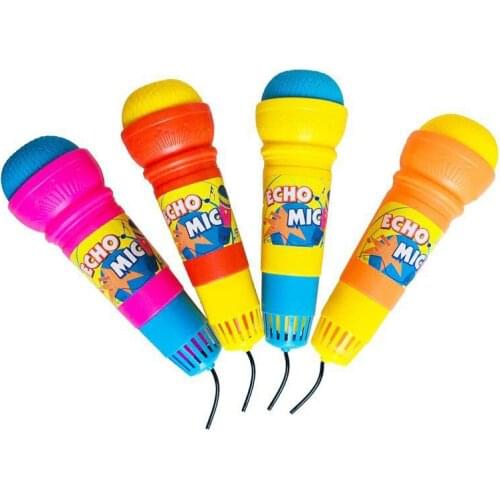 2020New Microphone Mic Voice Changer Toy Gift Birthday Present Kids Party Song Develop Kids Thinking Fun Toy Cherryb