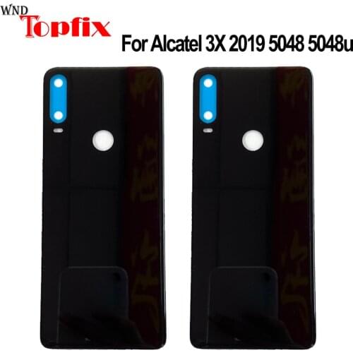 Original New For Alcatel 3X 2019 Battery Cover Rear Door Housing Back Glass For Alcatel 5048 5048U 5048Y Battery Cover