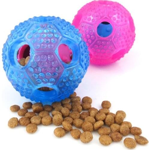 Pet Dog Toys Interactive Elastic Rubber Ball Dog Chew Toy For Dog Tooth Clean Ball Of Food Extra-tough Rubber Ball