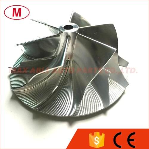 RHF5 54.50/70.00mm 6+6 blades Reverse High Performance Turbo Billet Compressor wheel/Aluminum 2618/Milling compressor wheel