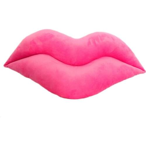 Sexy cushion pillow chair plush decoration novelty Lip Home Decor Decorative For Sofa Throw Pillow Hold Pillow soft Pillows TOYS