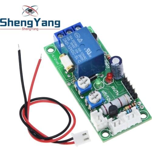 ShengYang 1PCS Vibration Module/ Vibration Sensors Relay Switch Sensitivity and The Time Delay Adjustable (D2A1) 12V
