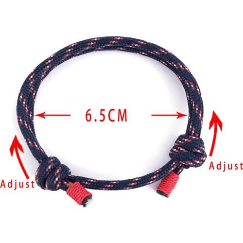 Stylish Simple Adjustable Parachute Cord Hand Line Anchor Style Bracelet