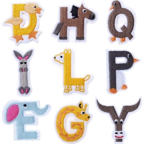 Iron On Patches For Children Cute Stripes Stickers On Fabric Apparel Garment Badge On The Back Embroidered Patches For Clothing