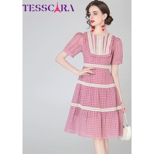 Нарядные летние платья TESSCARA China At AliExpress
