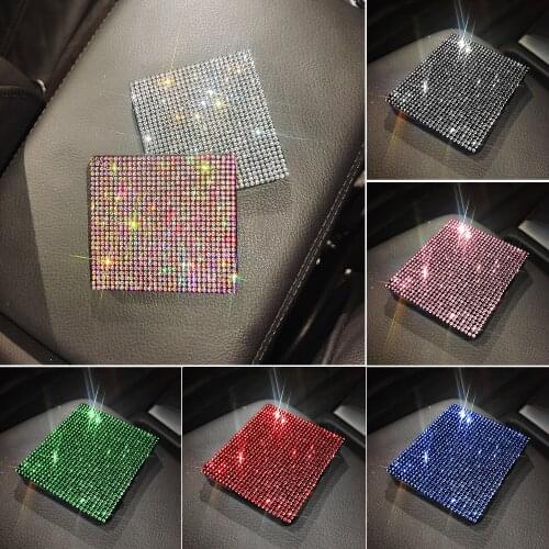 Crystal luxurious Diamonds Dressing mirror PVC Dazzle color Lovely Gifts Multifunctional portable styling with Mirror