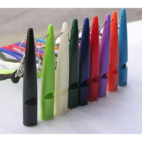 Pet Dog Training Whistle Ultrasonic Supersonic Sound Pitch Quiet Trainning Whistles Cat Dog Training Obedience Black Whistle