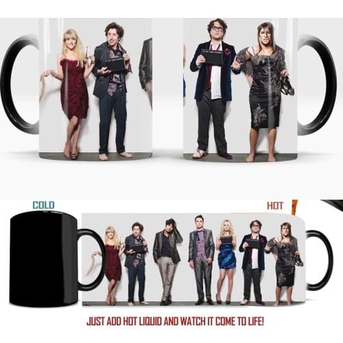 The Big Bang Theory Mugs Change Color Magic Mug Color Changing Mugs Coffee Tea Cup Best Gift for Your Friends