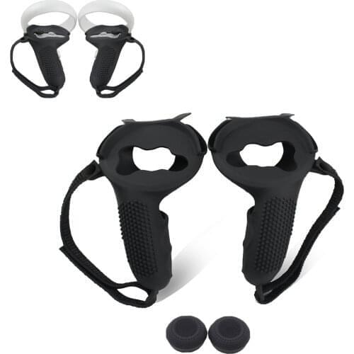 VR Accessories Anti-throw Controller Grips Covers Protective Cover Protector For Oculus Quest 2/ For Oculus Rift S Controllers