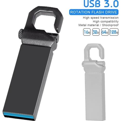 USB 3.0 flash drive 128GB 64GB metal pendrive 32GB 16GB waterproof pen drive 4GB 8GB cle usb 3.0 memoria usb stick Custom logo