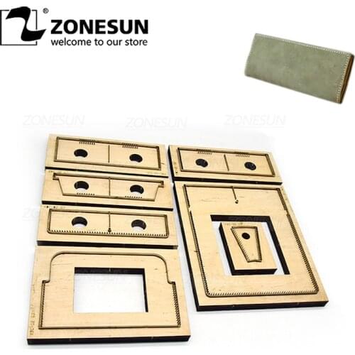 ZONESUN handbag wallet leather paper cutting steel rule die cliker handicraft tool punch cutter diy gift leather blade die