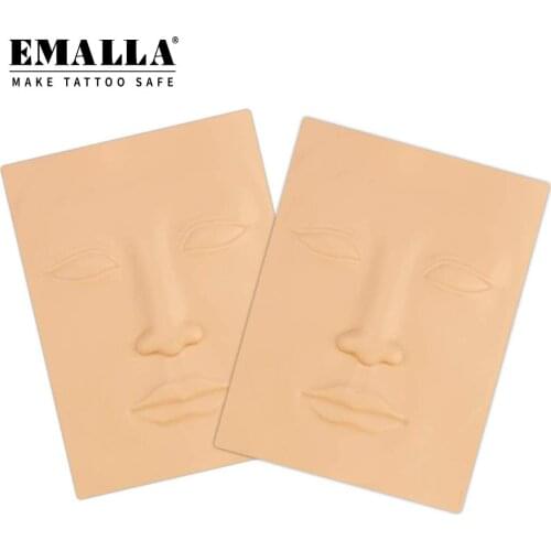 3/5/10PCS 3D Makeup Face Practice Skin Silicone Eyebrow Eyeline Microblading Permanent Makeup Practice Skins Tattoo Accessories