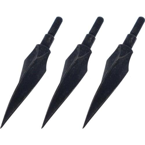 3pcs 140 Grain Hunting Spiral Willow Broadheads Archery Helical Arrowheads Points Tips