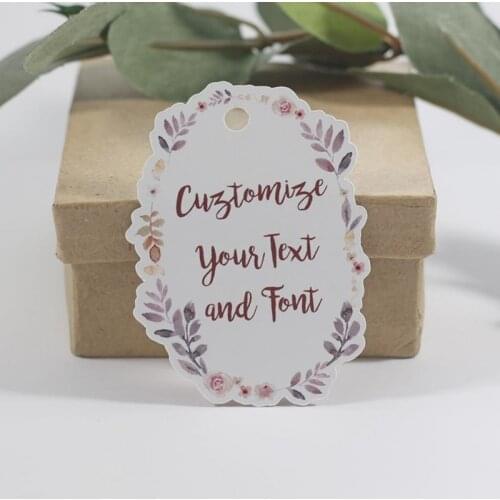 50 Design Fall Wedding Tags -Personalised Thank You Tags - Custom Thank You Tags-Wedding Labels - Customised Fall Into Love Tags