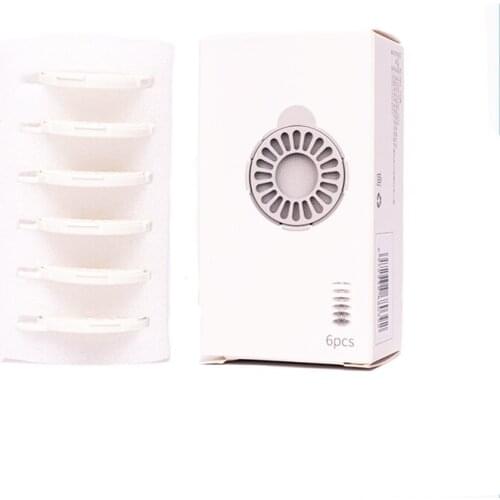 6pcs Accessories Filter 2.8L Snails Bubble Automatic Cat Water Bowl Fountain for Pets Water Dispenser