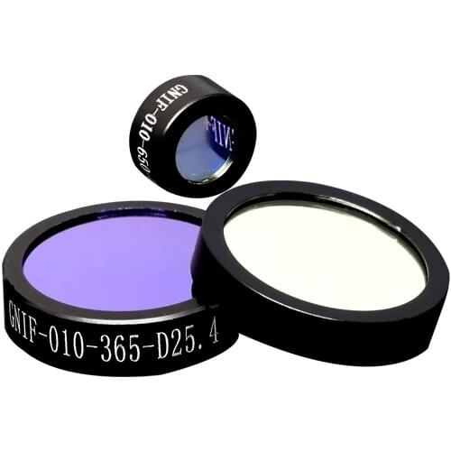 Color Glass Bandpass Filter Diameter 50 Mm Optical Element Experimental Equipment Research Teaching Color Glass