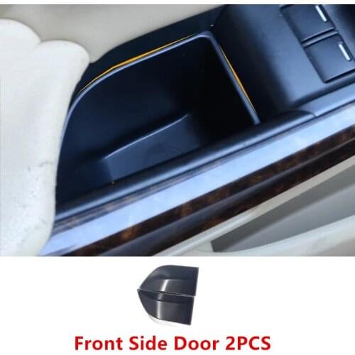 For Honda Accord 2008-2013 Plastic Car Front & Rear Side Door Storage Box Phone Tray Cover Trim Car Styling Auto Accessories