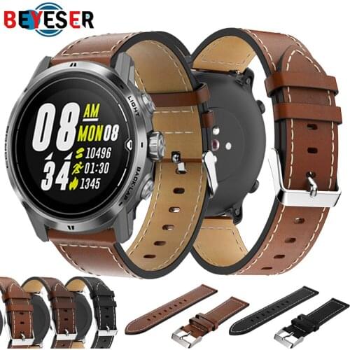Leather Watchband For COROS APEX Pro Replacement Wrist Strap for COROS APEX 46mm Smart watch Band WristBand bracelet Correa