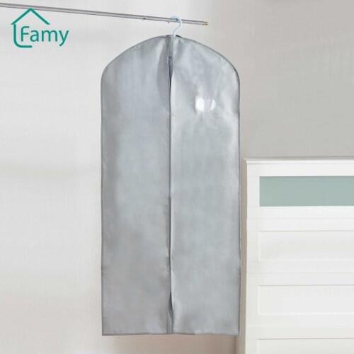 Wardrobe Garment Bags Hanging Clothing Dust Covers Household Garment Cover Bag Dresses Coat Closet Organizer Clothes Storage