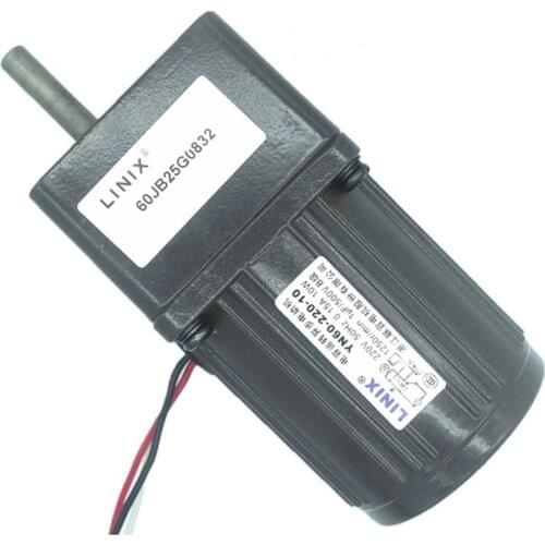 Rated speed 1250 rpm AC reduction motor YN60-220-10