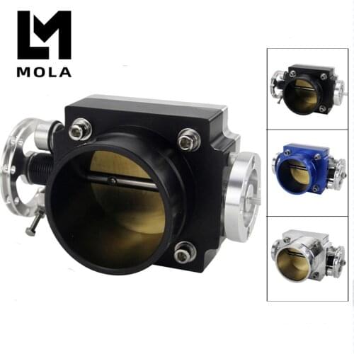 New Throttle Body 70mm Throttle Body Performance Intake Manifold Billet Aluminum High Flow 6970