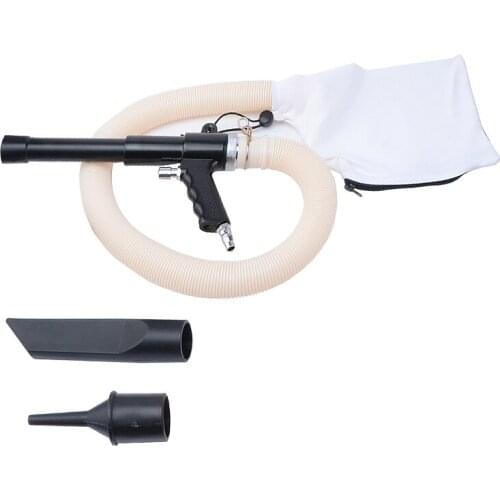 Pneumatic air vacuum cleaning gun, air vacuum cleaner gun Blow suction gun set with 2 functions