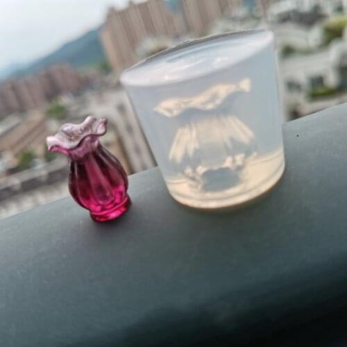 Transparent Silicone Mould Dried Flower Resin Decorative Craft DIY vase Mold epoxy resin molds for jewelry