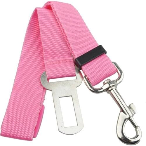 Pink Car Vehicle Auto Seat Safety Belt Seatbelt for Dog Pet