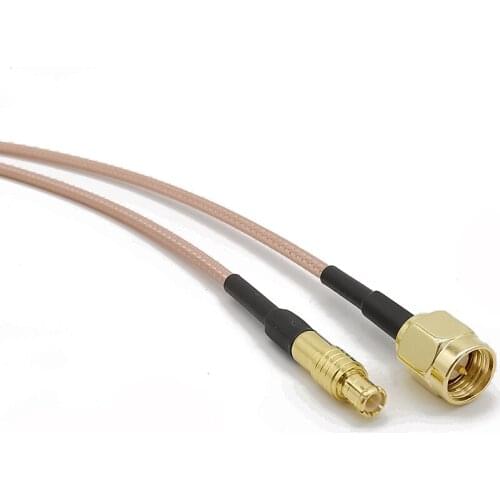 SMA Male plug to MCX male straight pigtail RG316D Double Shield Silver cable sma mcx connector adapter for Wireless LAN Devices