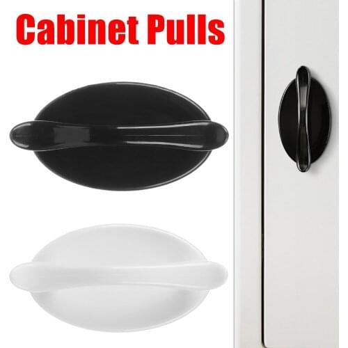 Self-adhesive Minimalist Paste Door Dandles Wardrobe Pulls Handle Window Cabinet Drawer Knob Furniture Decor