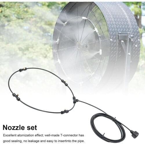 3m Hose Outdoor Misting Fan Cooler Water Cooling Portable Patio Mist Garden Kit Summer Cool Spray Courtyard Supplies Tool