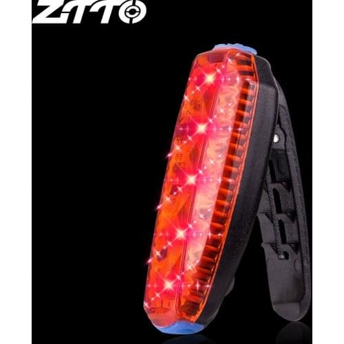 ZTTO LED Bicycle Tail Light Running Clip Bag USB Light Waterproof Outdoor Sports Li Battery Rechargeable Road Bike Bicycle WR03
