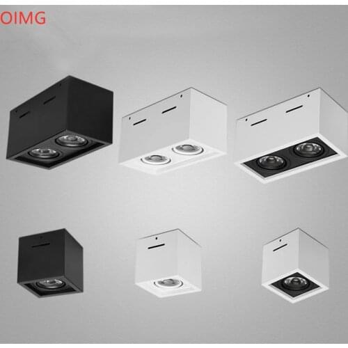 High quality Surface Mounted Adjustment LED COB Dimmable Downlights 10W 15W 20W 30W LED Ceiling Lamp Spot Lights AC85V-265V