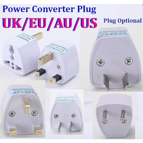 High quality 200Pcs/Lot Universal Travel Adapter US AU EU UK Plug Travel Wall AC Power Adapter 250V 10A Socket Converter