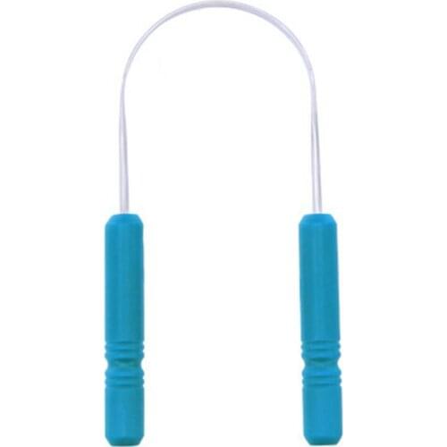 1Pcs Tongue Scraper Stainless Steel Tongue Scraper Cleaner Oral Cleaning Coated Tongue Toothbrush Dental Oral Hygiene Tools