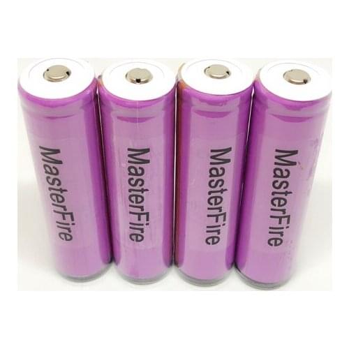 10pcs/lot MasterFire Original Sanyo UR18650ZTA 3.7V 18650 3000mAh Rechargeable Lithium Battery Protected Batteries Cell with PCB