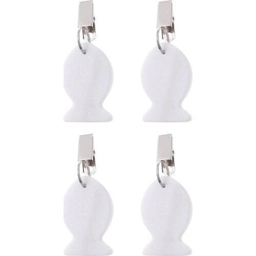 4Pcs Table Cover Pendant Holder Clips Marble Tablecloth Hangers Party Picnic Table Cloth Weights Retainer Hooks for Table Decor