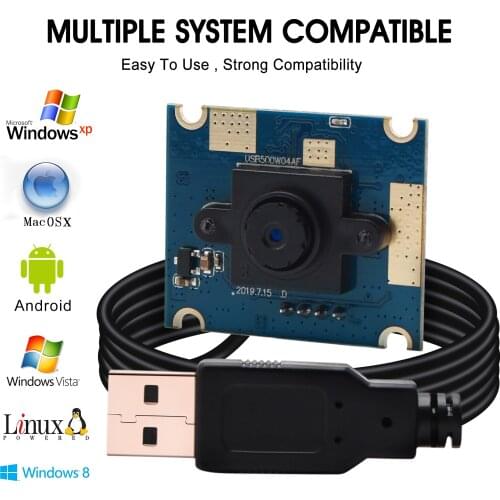 5mp 30X25mm Mini CMOS OV5640 micro usb with camera module with 60 degree fixed lens