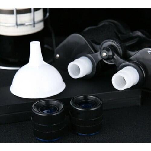 Binocular Shape Water Bottle Drink Flask Two Sided Holds Secret Liquor Gag NIN668