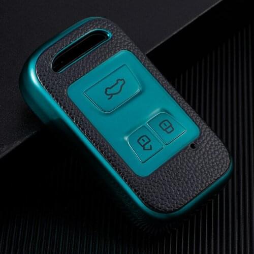 High Quality TPU Car Key Case Bag For Chery 8 Tiggo Arrizo Auto 3 Buttons Smart Remote Cover Holder Accessories