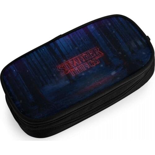 Stranger Things Pencil Case Children School Supplies Pen bag Student kids birthday Gift Pen Bag Stranger Things Pencil Pouch