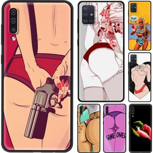Case For Samsung A91 A72 A71 A52 A51 A42 A41 A32 A31 A21 EU A21s A12 A11 A02s A02 A01 Cover Shell Sexy Woman Ass Bikini Girl