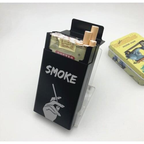 Personalized customized Ins Style Aluminium Alloy Cigarette Case for Girl Boy 20 Cigarette Box Cover The Dirty Smoking Boxes